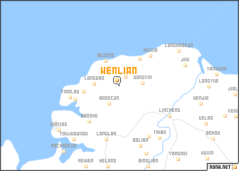 map of Wenlian