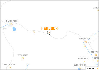 map of Wenlock