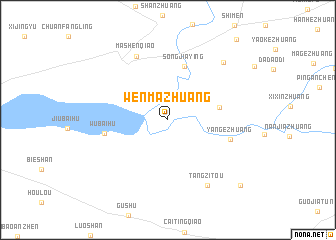 map of Wenmazhuang