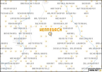 map of Wennedach