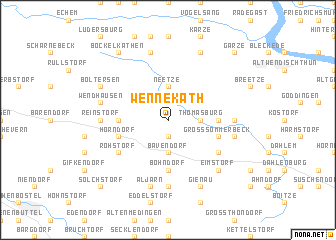 map of Wennekath