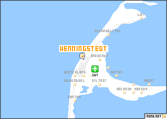 map of Wenningstedt