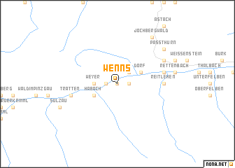 map of Wenns