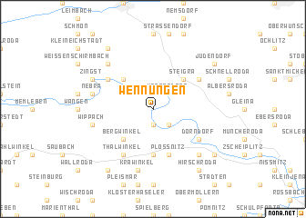 map of Wennungen