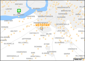 map of Wenonah