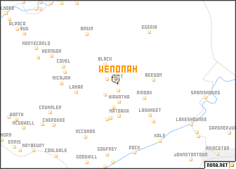 map of Wenonah