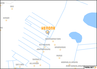 map of Wenona