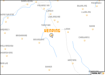 map of Wenping