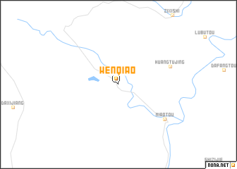 map of Wenqiao