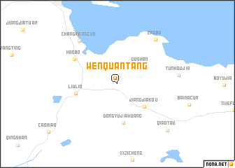 map of Wenquantang