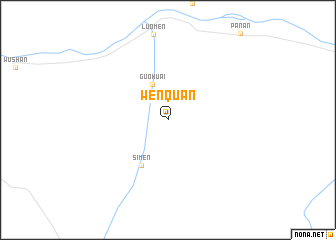 map of Wenquan