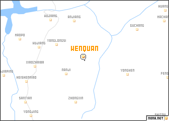 map of Wenquan