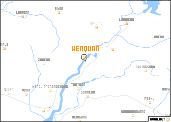 map of Wenquan