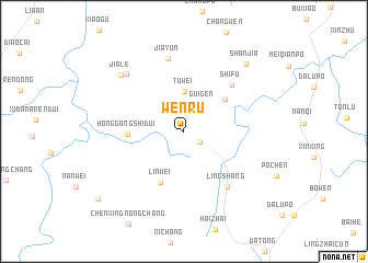 map of Wenru