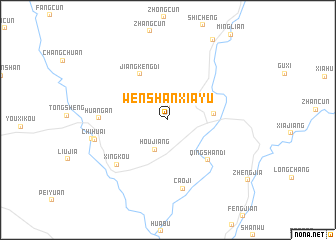 map of Wenshanxiayu