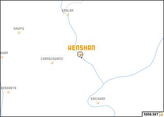 map of Wenshan