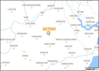 map of Wenshi