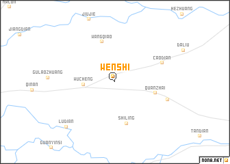 map of Wenshi