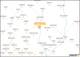 map of Wenshu