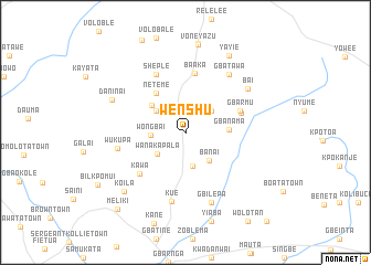 map of Wenshu