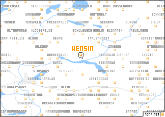 map of Wensin