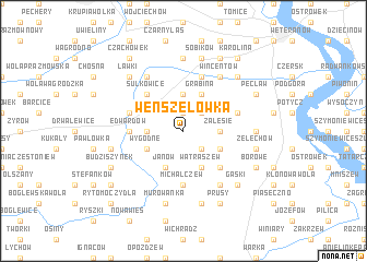 map of Wenszelówka