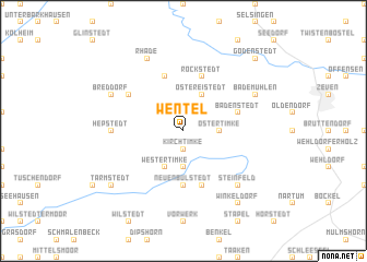 map of Wentel