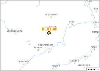 map of Wentian