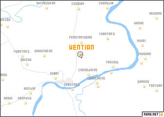 map of Wentian