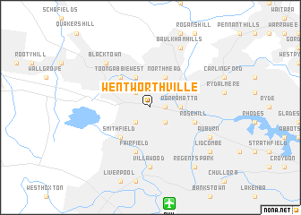 map of Wentworthville