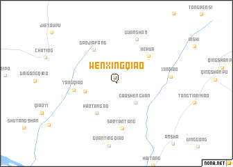 map of Wenxingqiao