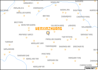 map of Wenxinzhuang