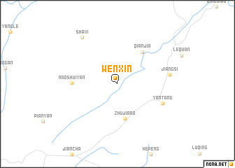 map of Wenxin