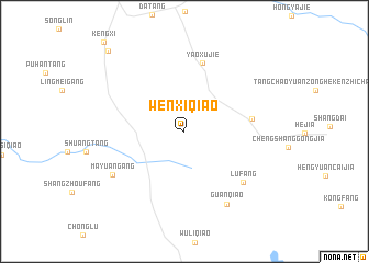 map of Wenxiqiao