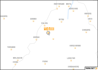 map of Wenxi