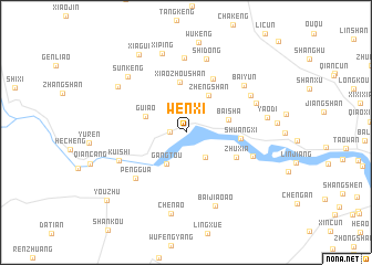 map of Wenxi