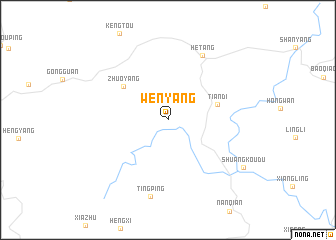 map of Wenyang