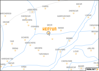 map of Wenyun