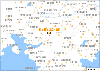 map of Wenyuzhen