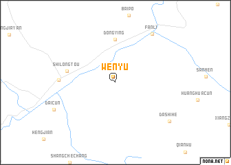 map of Wenyu