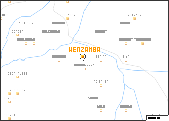 map of Wenz Āmba