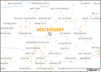 map of Wenzersdorf