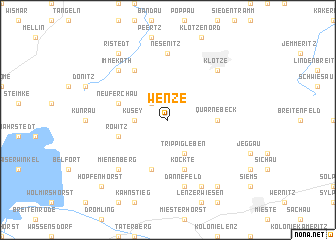 map of Wenze