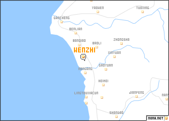 map of Wenzhi