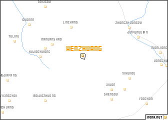 map of Wenzhuang