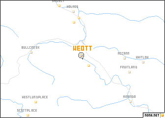 map of Weott