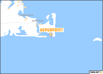 map of Wepua Point