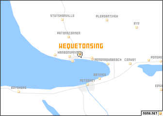 map of Wequetonsing