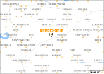 map of Werachanie