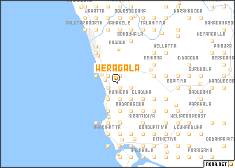 map of Weragala